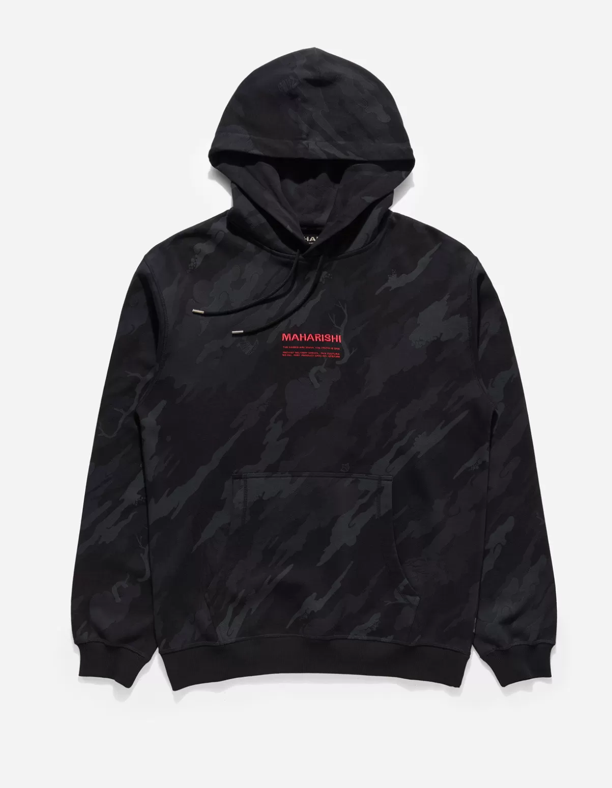 Maharishi 4597 Dpm:Bonsai Forest Miltype Embroidered Hooded Sweat