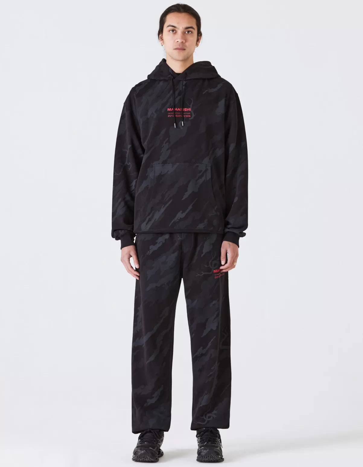 Maharishi 4597 Dpm:Bonsai Forest Miltype Embroidered Hooded Sweat