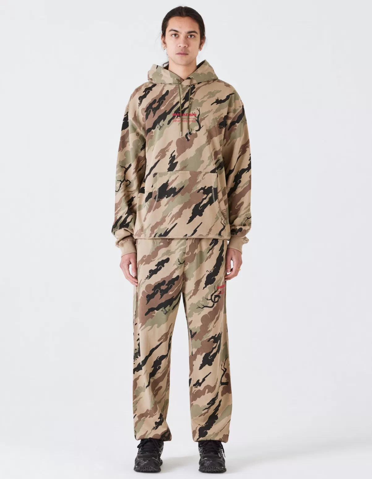 Maharishi 4597 Dpm:Bonsai Forest Miltype Embroidered Hooded Sweat