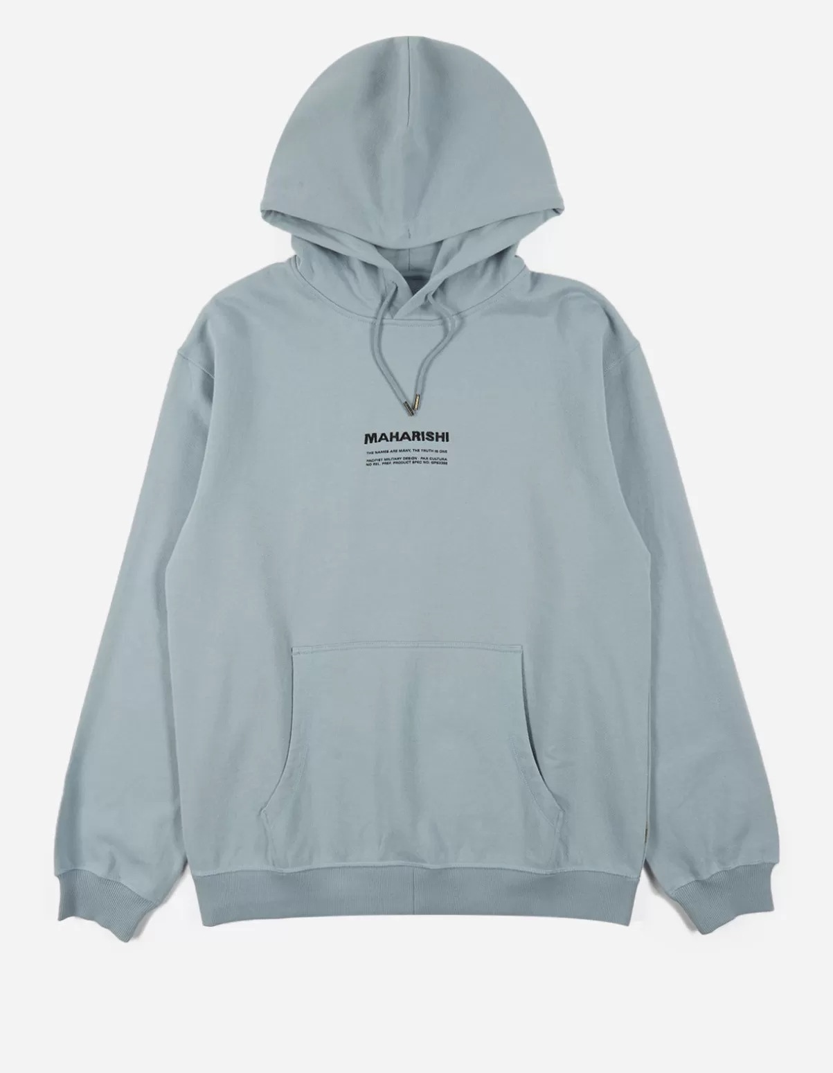 Maharishi 7010 Miltype Embroidered Hooded Sweat · Organic Sweat 450