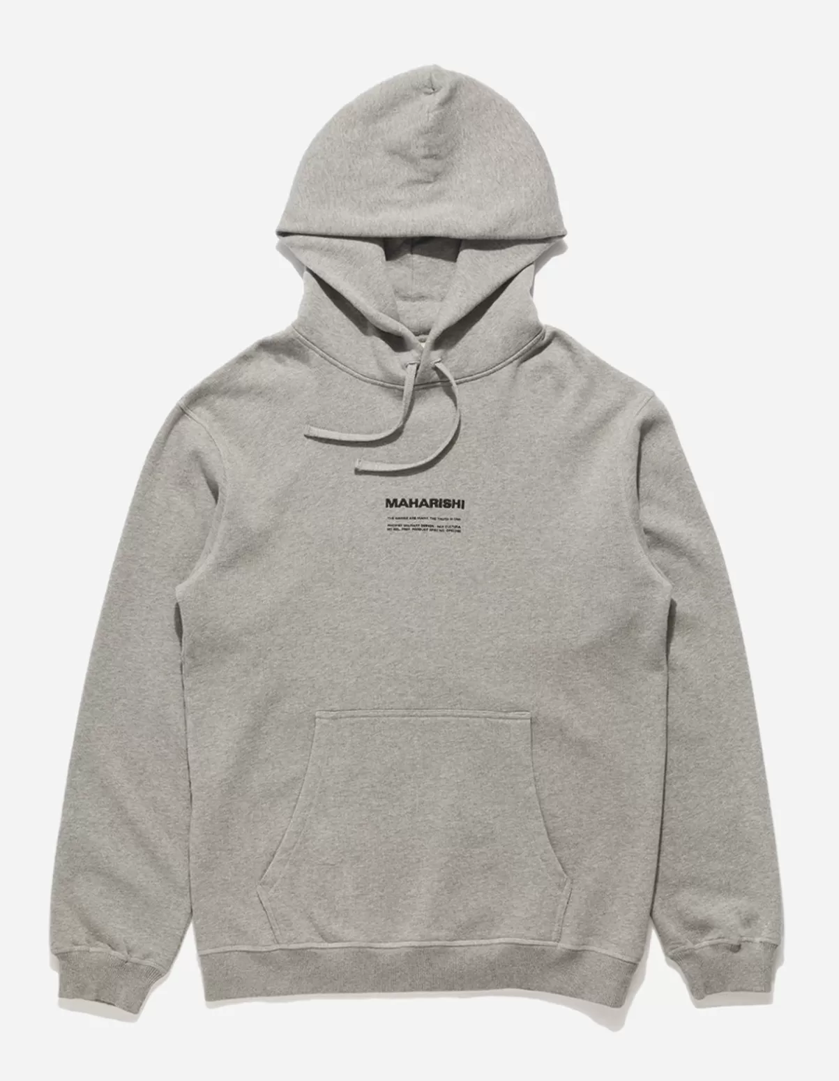 Maharishi 7010 Miltype Embroidered Hooded Sweat · Organic Sweat 450