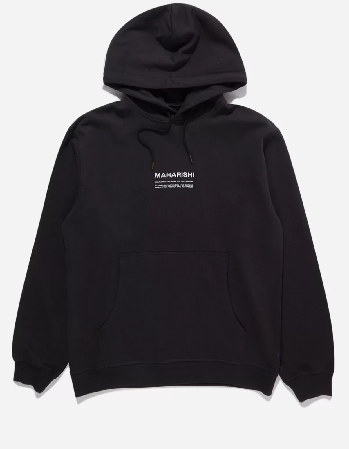 Maharishi 7010 Miltype Embroidered Hooded Sweat · Organic Sweat 450