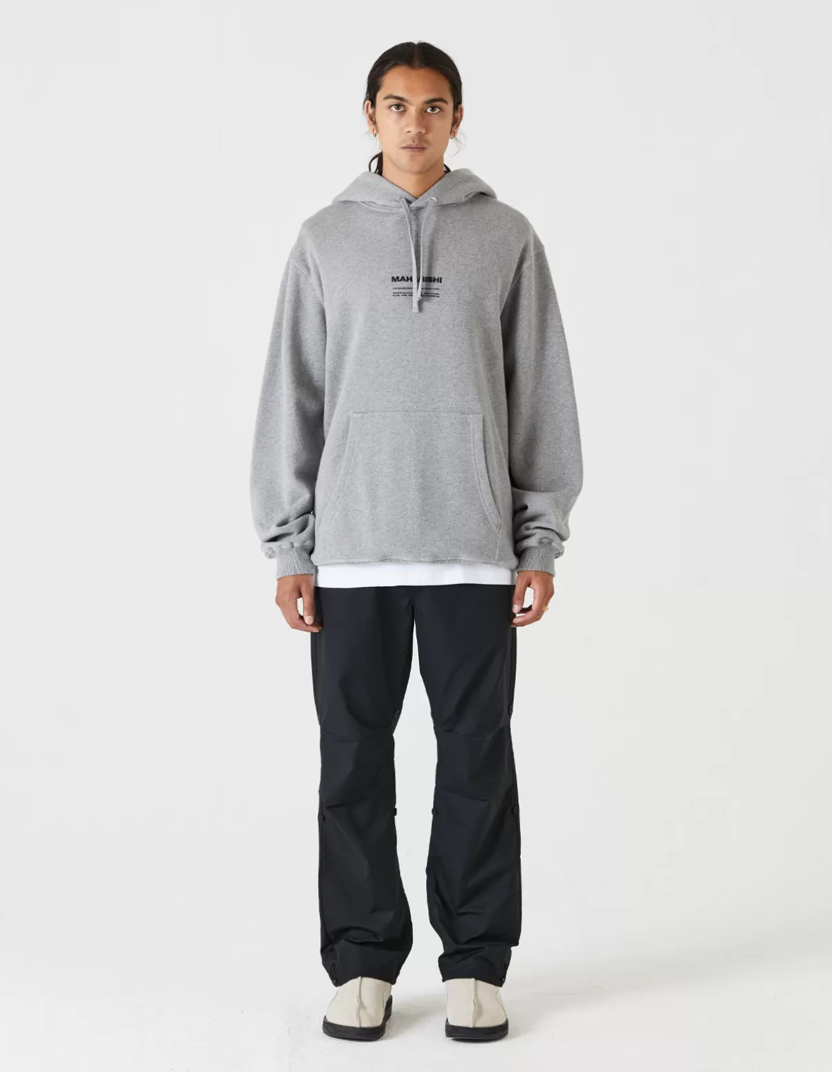 Maharishi 7010 Miltype Embroidered Hooded Sweat · Organic Sweat 450