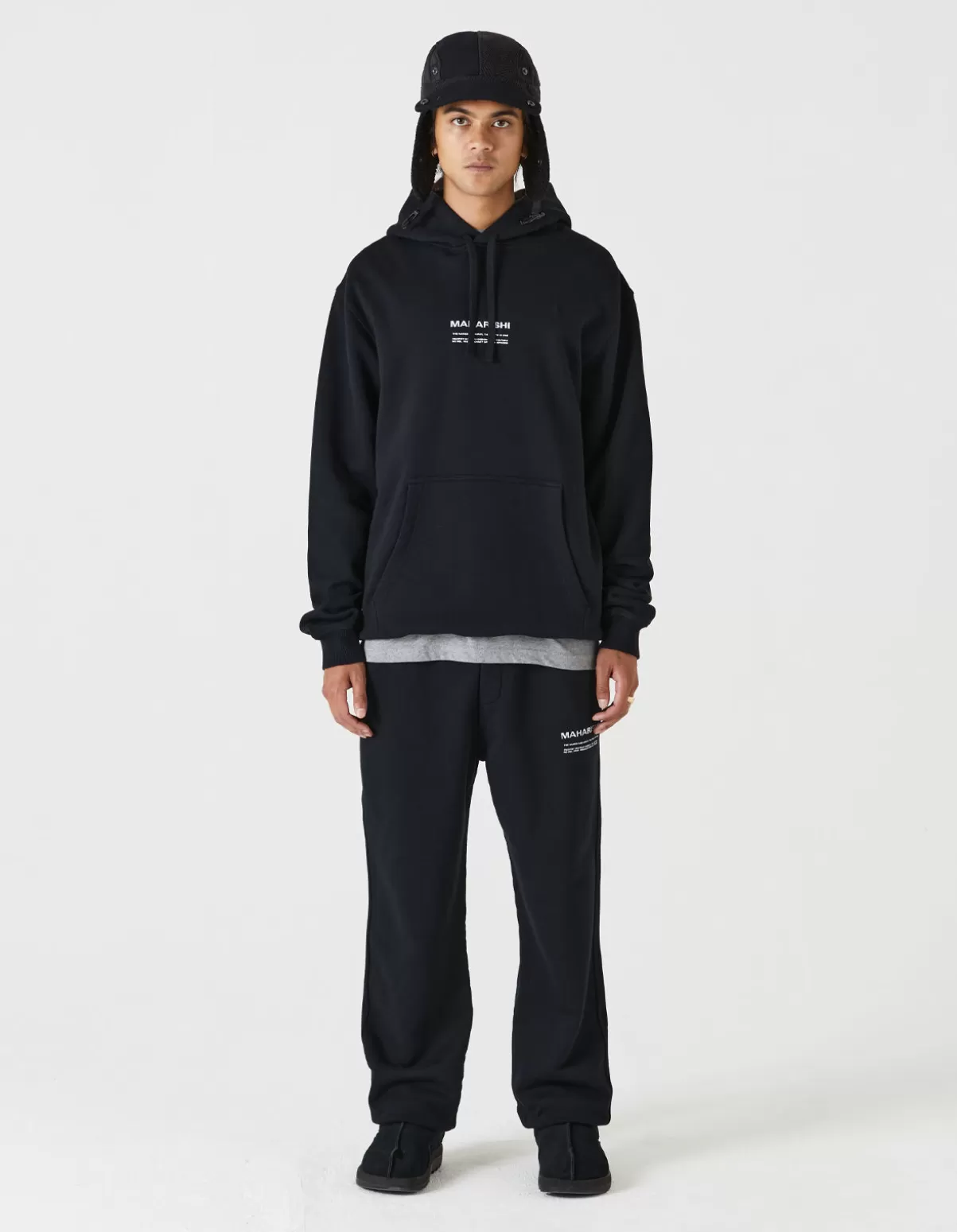 Maharishi 7010 Miltype Embroidered Hooded Sweat · Organic Sweat 450