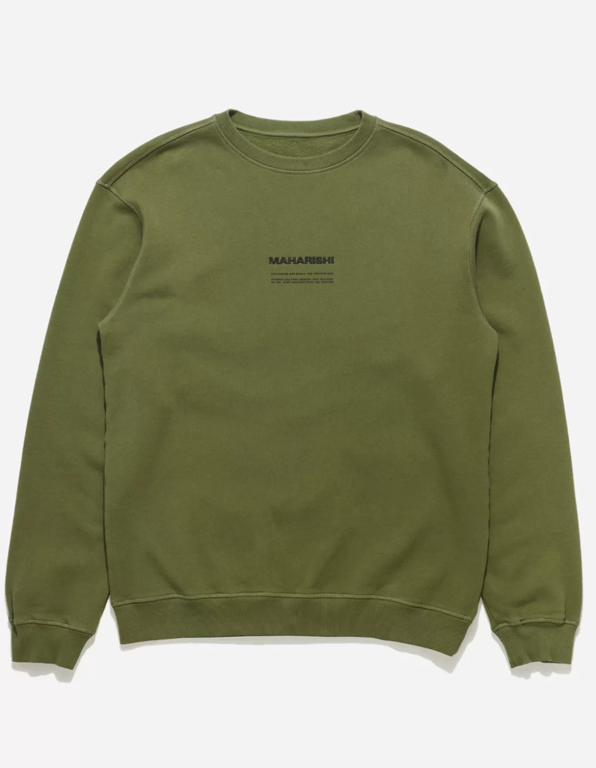 Maharishi 7011 Miltype Embroidered Crew Sweat