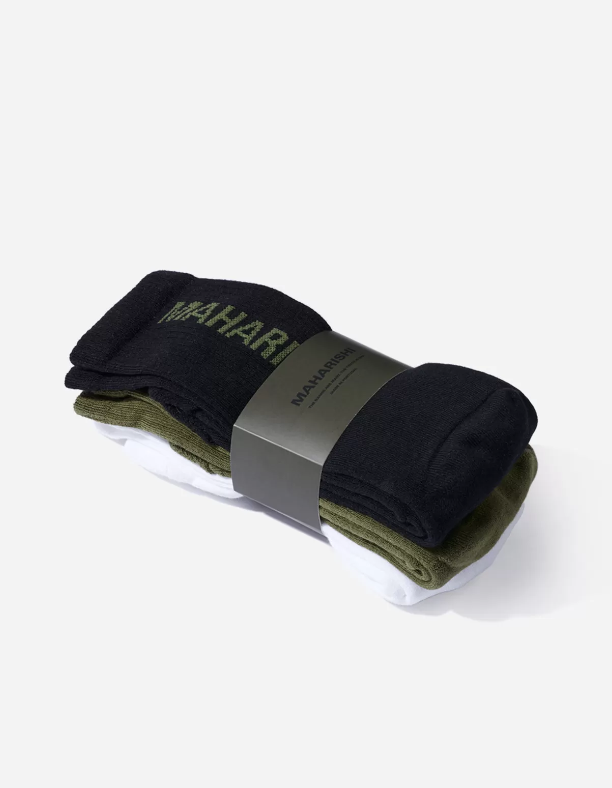 Maharishi 9891 Miltype Peace Tabi Sports Socks ·3 Pack