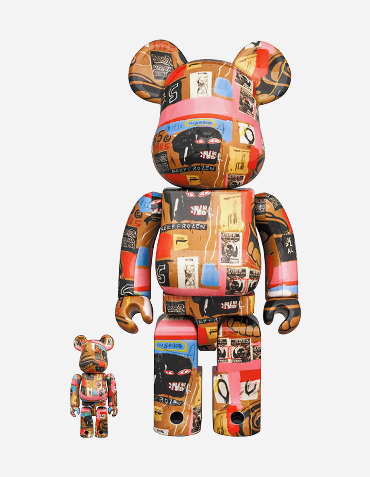 Maharishi Medicom Be@Rbrick Andy Warhol × Jean-Michel Basquiat #2 400% U0026 100% Set